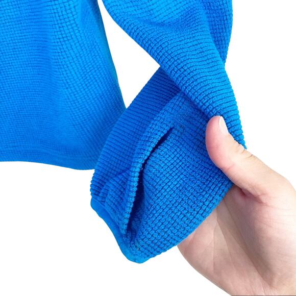 Marmot Blue Half Zip Pullover Sweater Sz M - Picture 4 of 6